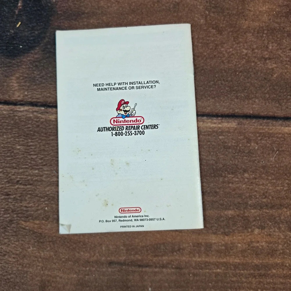 Nintendo Wave Race 64 Instruction Manual N64 OS Good Kawasaki Jet Ski Booklet